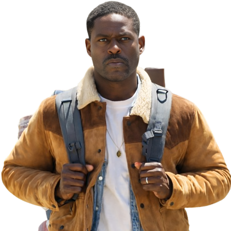 Sterling K Brown Paradise Suede Jacket - Image 4